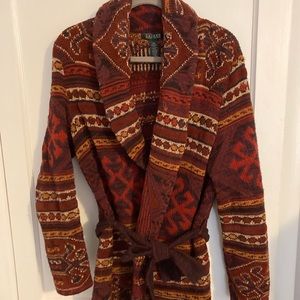 Lauren by Ralph Lauren belted cardigan sweater